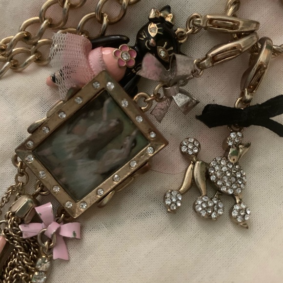 NEW! Betsey Ballet kitty cat chain necklace - Picture 7 of 8